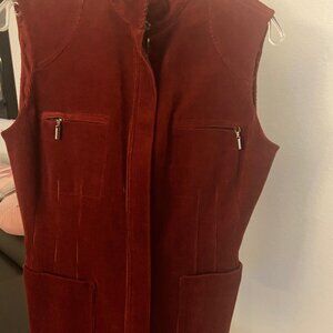 NWT STUNNING Elie Tahari Corduroy Vest Jacket - Size Small